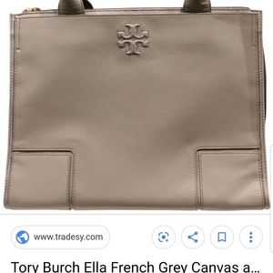 Tory Burch Ella Canvas Leather
